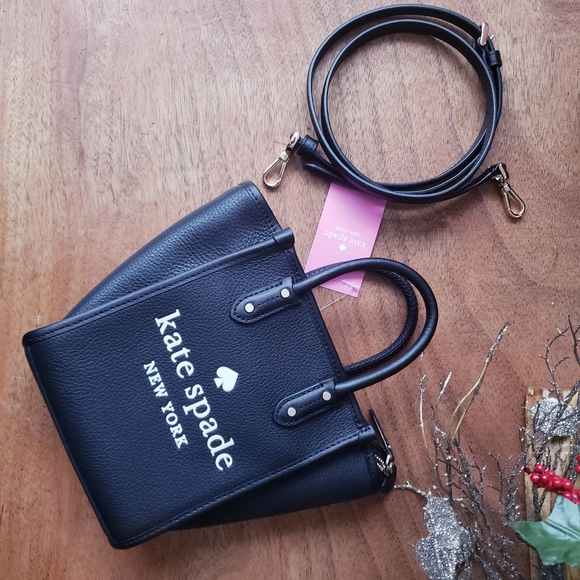 Kate Spade BNWT  Ella Mini Tote - Pebbled Leather ( MSRP $359+ CAD) - Picture 12 of 16